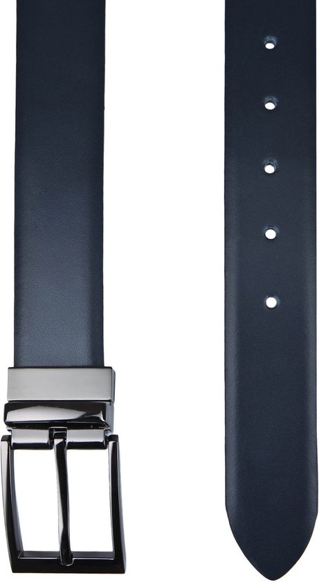 LLOYD Cuir Ceinture 2 in 1 Reversible Belt W85 Black / Blue Noir Bleu