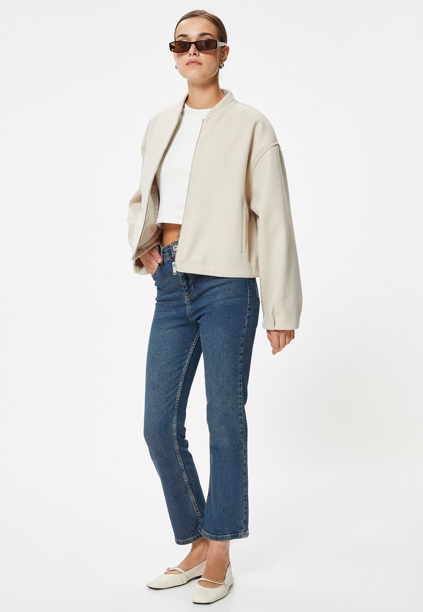 Normale taille Kick Flare Jeansbroek