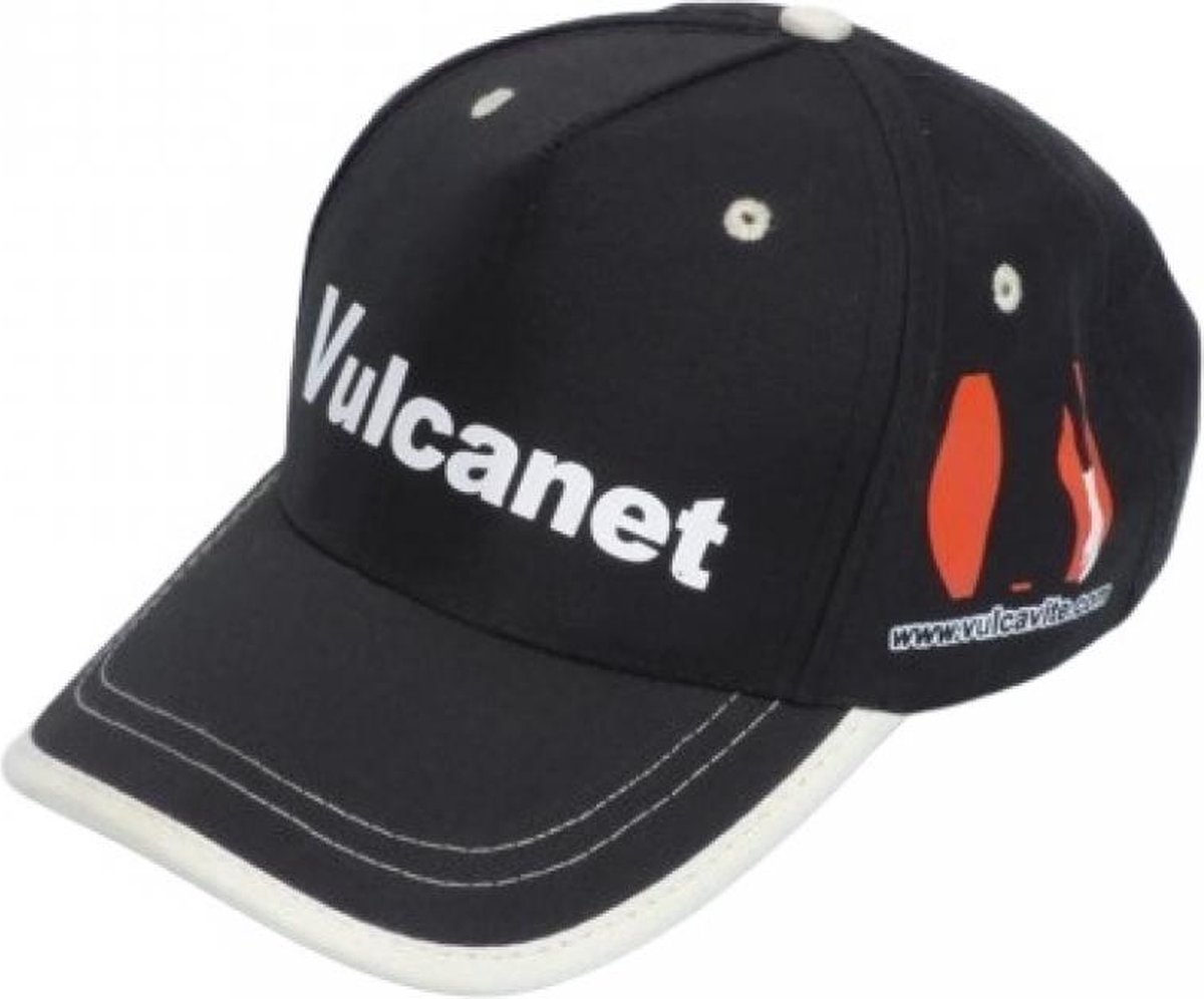 Casquette noire Vulcanet taille unique 100% coton pour homme femme moto Neuf
