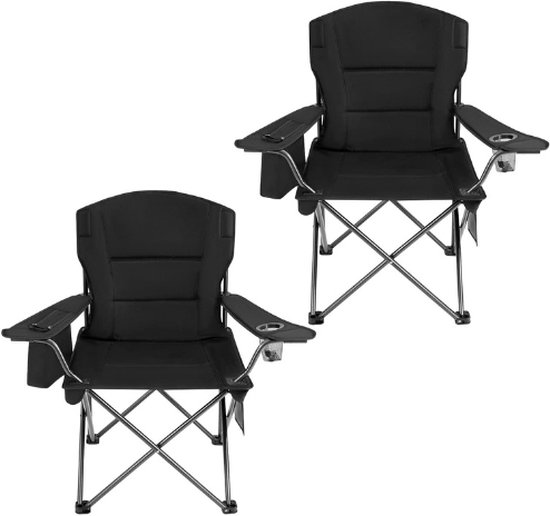 KingCamp Ultralight Camping Chair Fishing Chair Comfortable Foldable with Water Bottle Holder Load Up to 136 kg Outdoor Chair