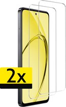 Screenprotector - Geschikt voor OPPO A40 - 2 Stuks - Extra Sterk - Beschermglas - Gehard Glas - Tempered Glass - Screen Protector