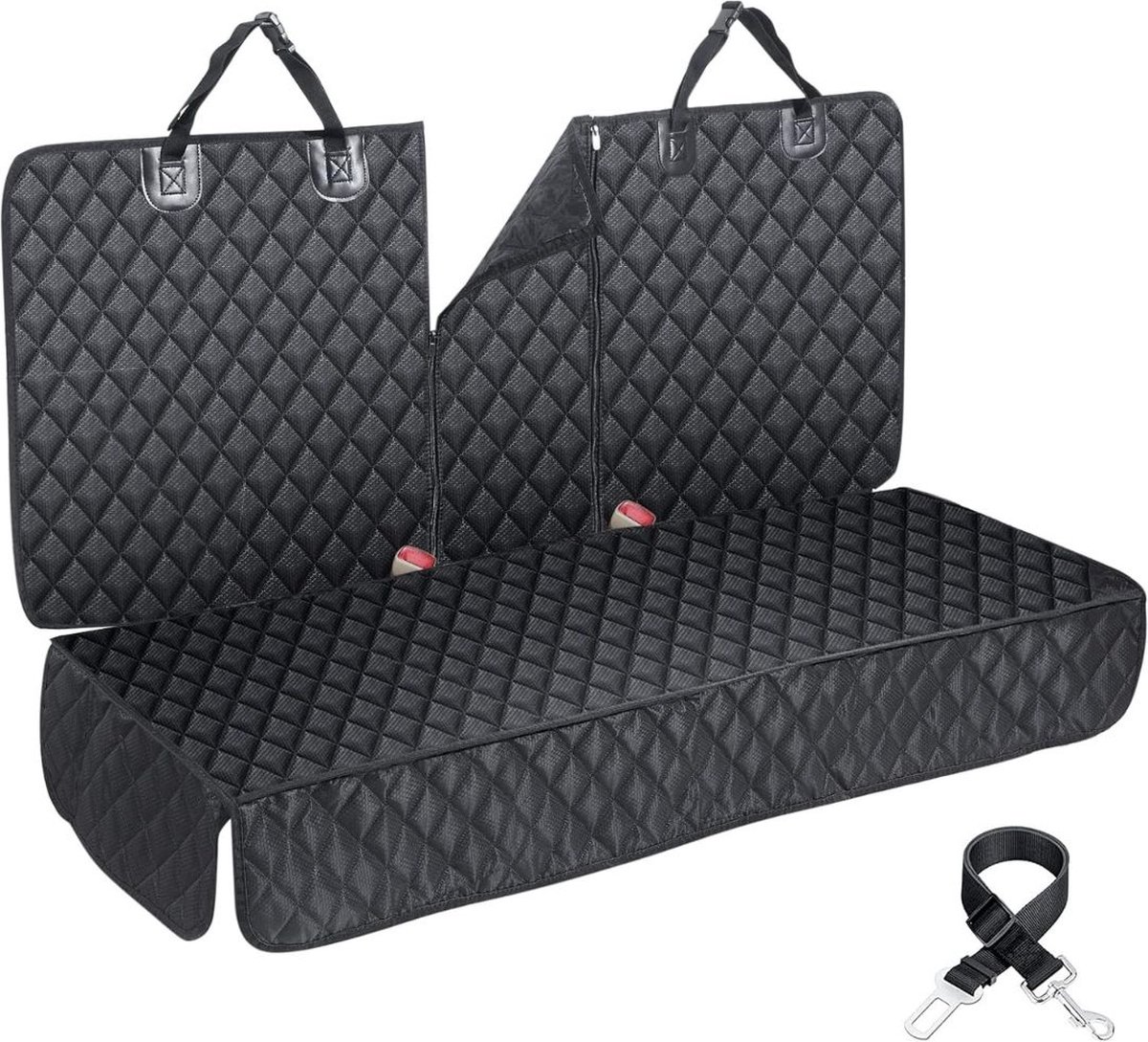 White-label® Hondendeken Auto Kofferbak – Autodeken Hond – Beschermhoes Auto – Zwart