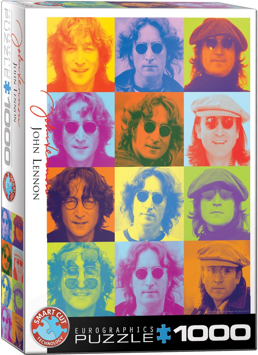 John Lennon Color Portraits Puzzel (1000 stukjes)