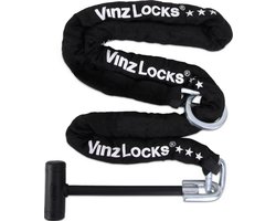 VINZ Ophir SCM Kettingslot / Bootslot 300cm - Goedgekeurd Verzekering - 3 meter Lang