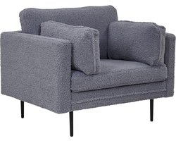 Svea - Kiva fauteuil - teddy - donkergrijs