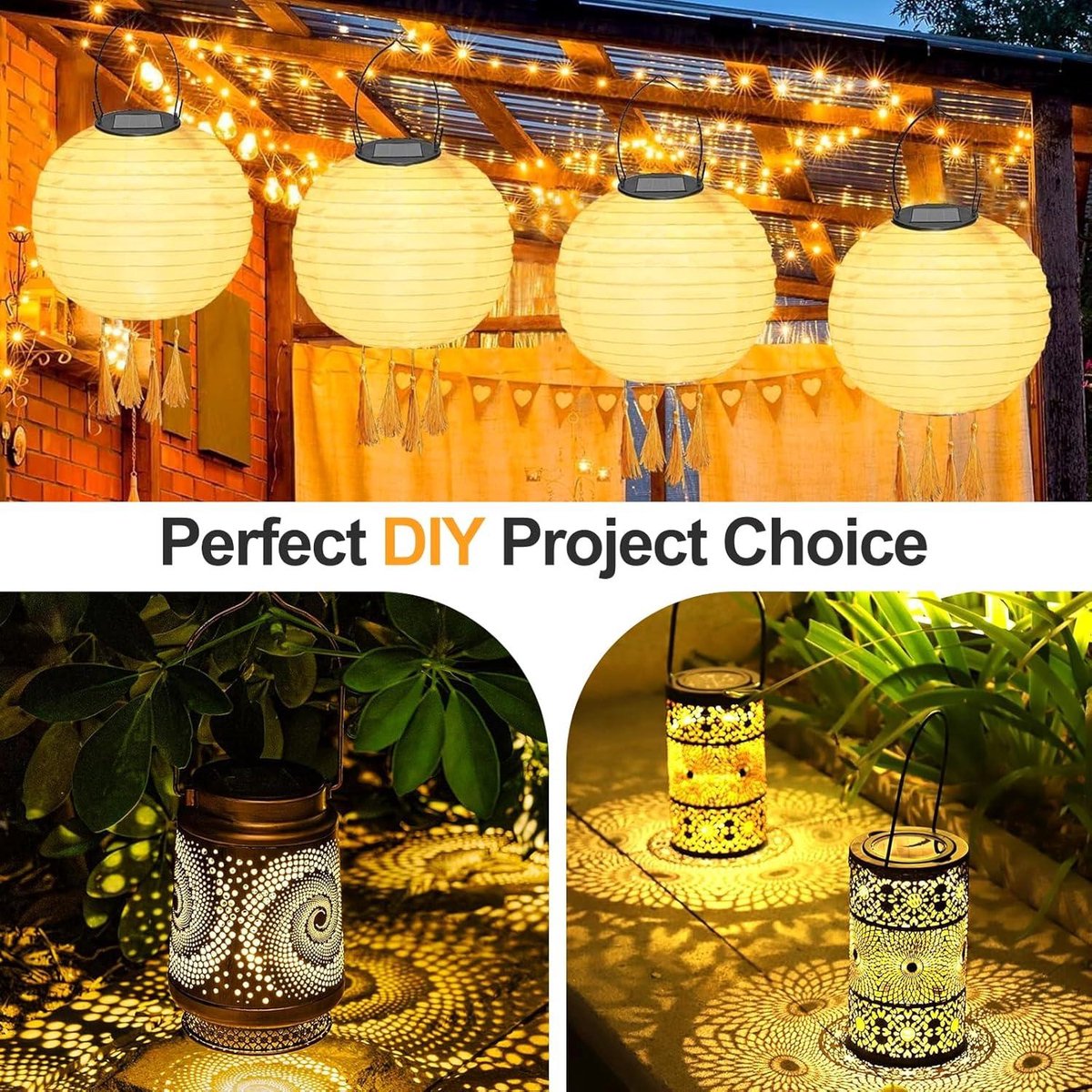 Lot De 30 Lampes Solaires De Jardin - CHICHENG - Étanche IP55 - 8 Modes