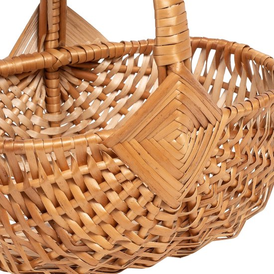 TYSK Design Kindermand, klassiek (grootte en vorm naar keuze), bloemenmand, strooimand voor bloemenkinderen/bloemenmeisjes, paasmand, kinderboodschappenmand, gevlochten van wilgenhout