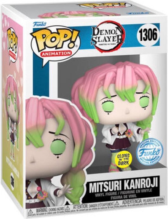 Funko Pop! Animation: Demon Slayer - Mitsuri Kanroji Exclusive Glows in the Dark