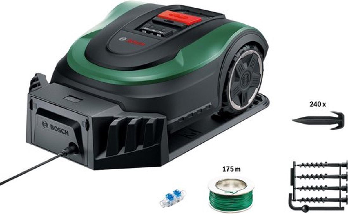 Bosch Indego M+ 700 Robotmaaier - Voor gazons tot 700 m2 - Incl. laadstation en accessoires - Connected