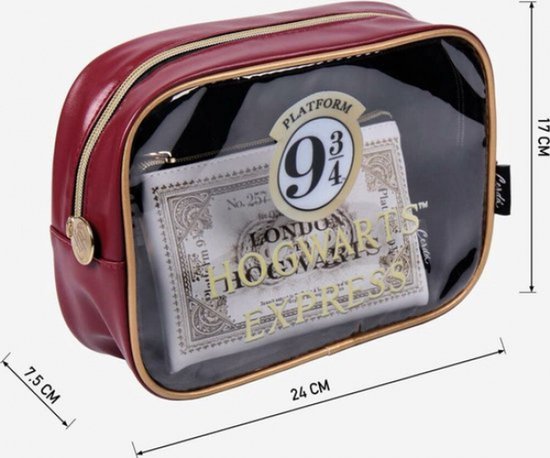 Sac de Voyage Harry Potter 2 Pièces (24 x 17 x 7,5 cm)