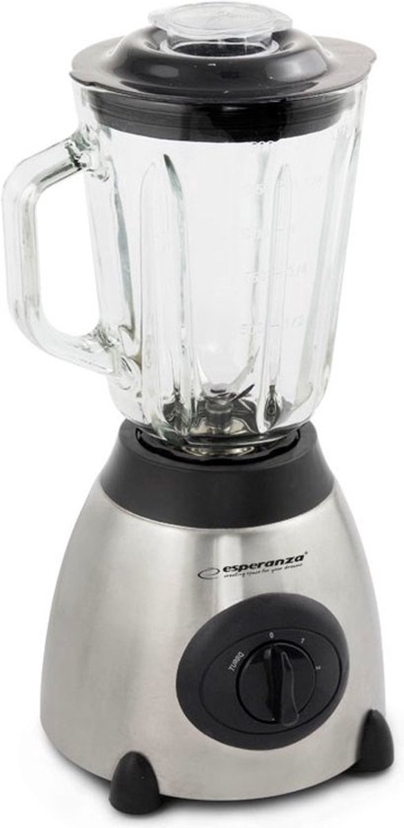 Esperanza EKM020 Blender 500W 1.5L Inox / Zwart