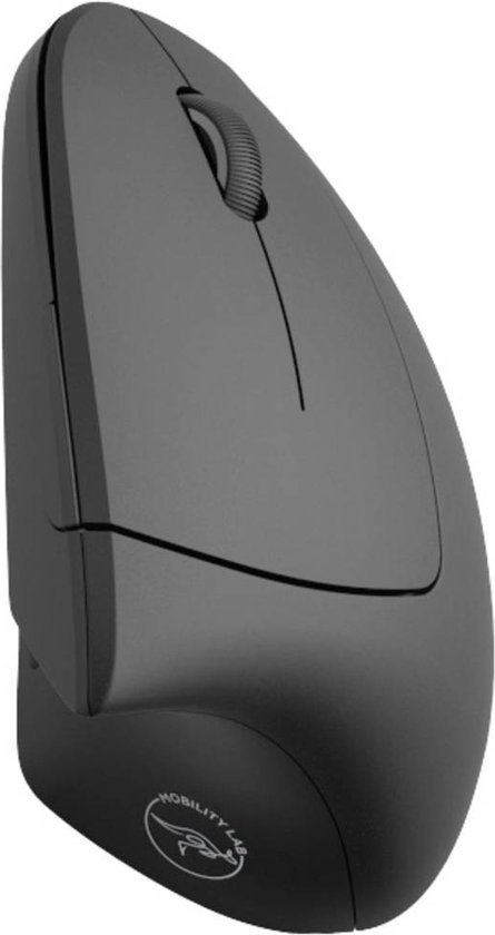 Mobility LAB ML311692 Ergonomische muis Bluetooth Optisch Zwart 6 Toetsen 1600 dpi Ergonomisch, Geïntegreerd scrollwiel