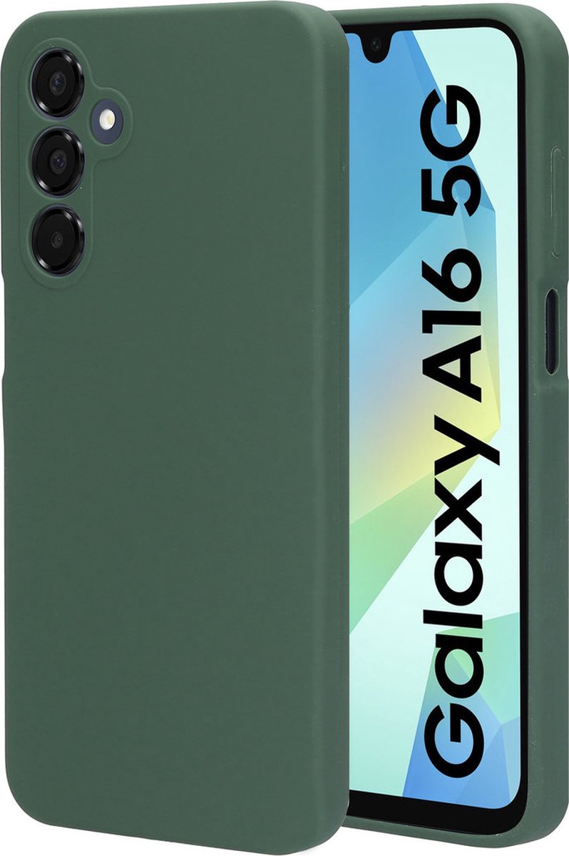 Mobiparts hoesje geschikt voor de Samsung Galaxy A16 - Siliconen - Groen