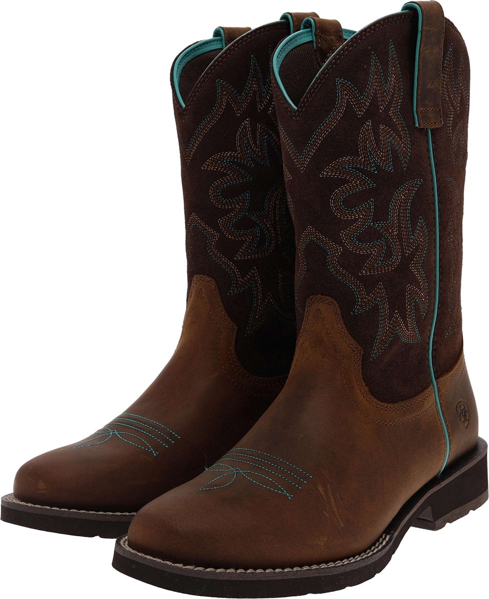 Ariat DELILAH ROUND TOE dames rijlaarzen bruin 38.5 (5.5 UK)