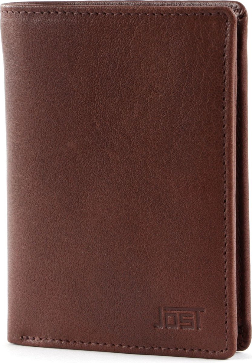 JOST Leren Portemonnee Malmö Wallet Cognac Bruine