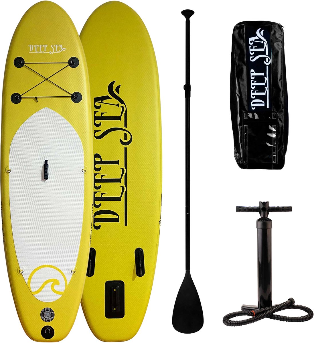 Deep Sea SUP Board Set Standard 275cm, Geel