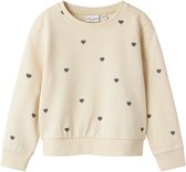 NAME IT NMFVALBA LS SWEAT UNB NOOS Meisjes Trui - Summer Sand