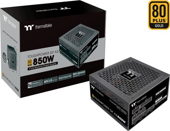 Thermaltake Toughpower GF A3 850W PC-netvoeding 850 W 80 Plus Gold