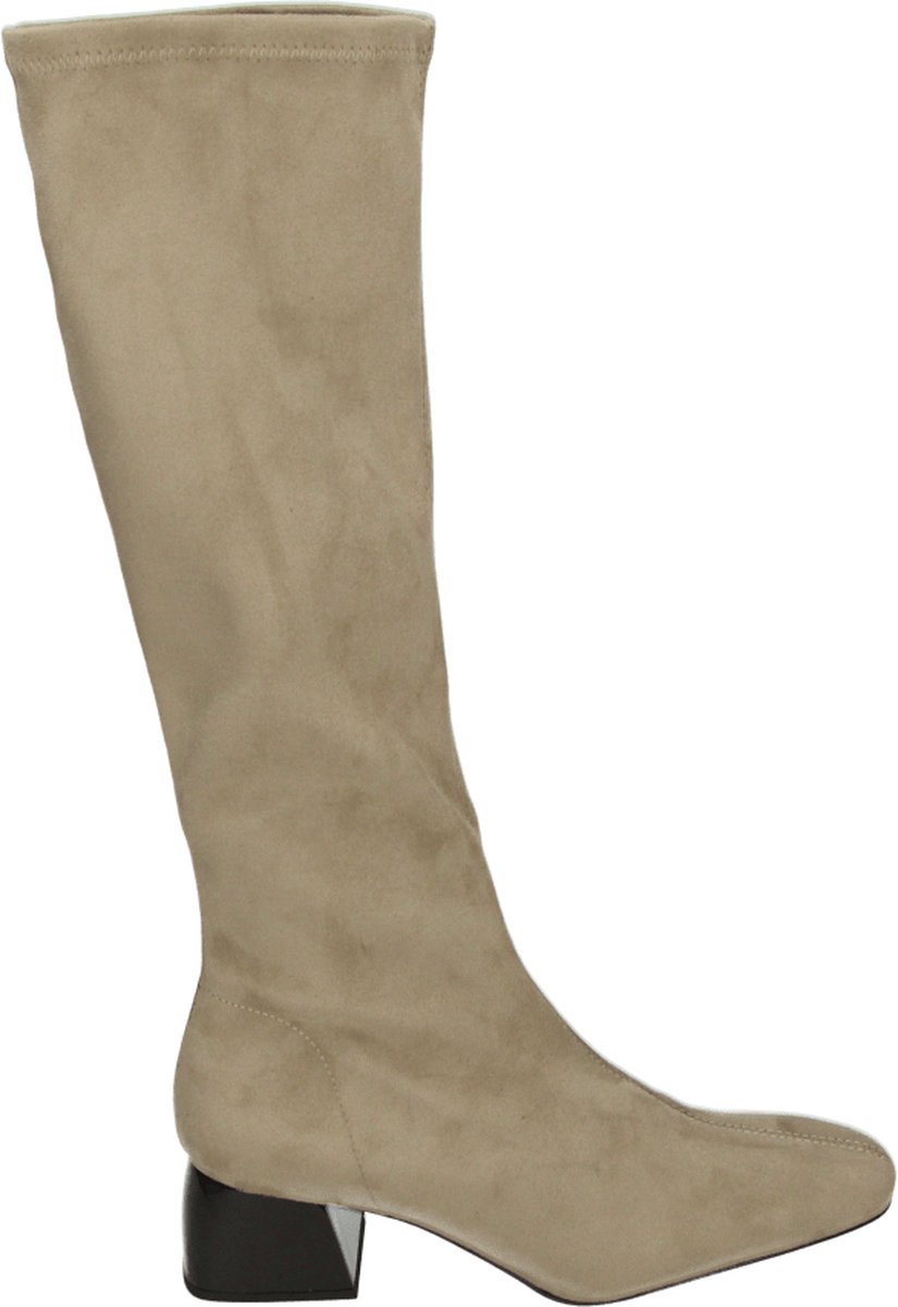 Si di Sergio - 77663 - Lange laarzenDames laarzen - Kleur: Wit/beige - Maat: 38