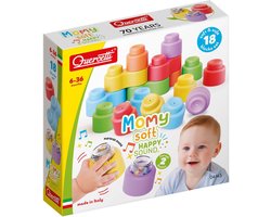 foto van Quercetti Momy Soft Bouwblokken met Geluid, 18dlg (bij Lobbes: 18.50!)..
