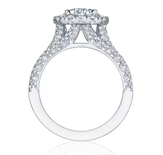 Ring de Luxe pour femme - Argent sterling 925 - Couleur Argent avec zircone - Ring - Diamètre 19 mm