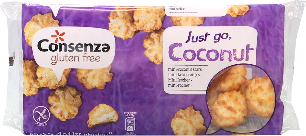 Goedkoopste Consenza Mini-Kokosrotsjes 250GR