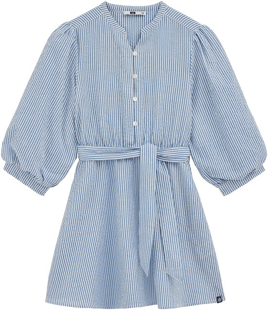 WE Fashion Meisjes jurk met ballonmouwen