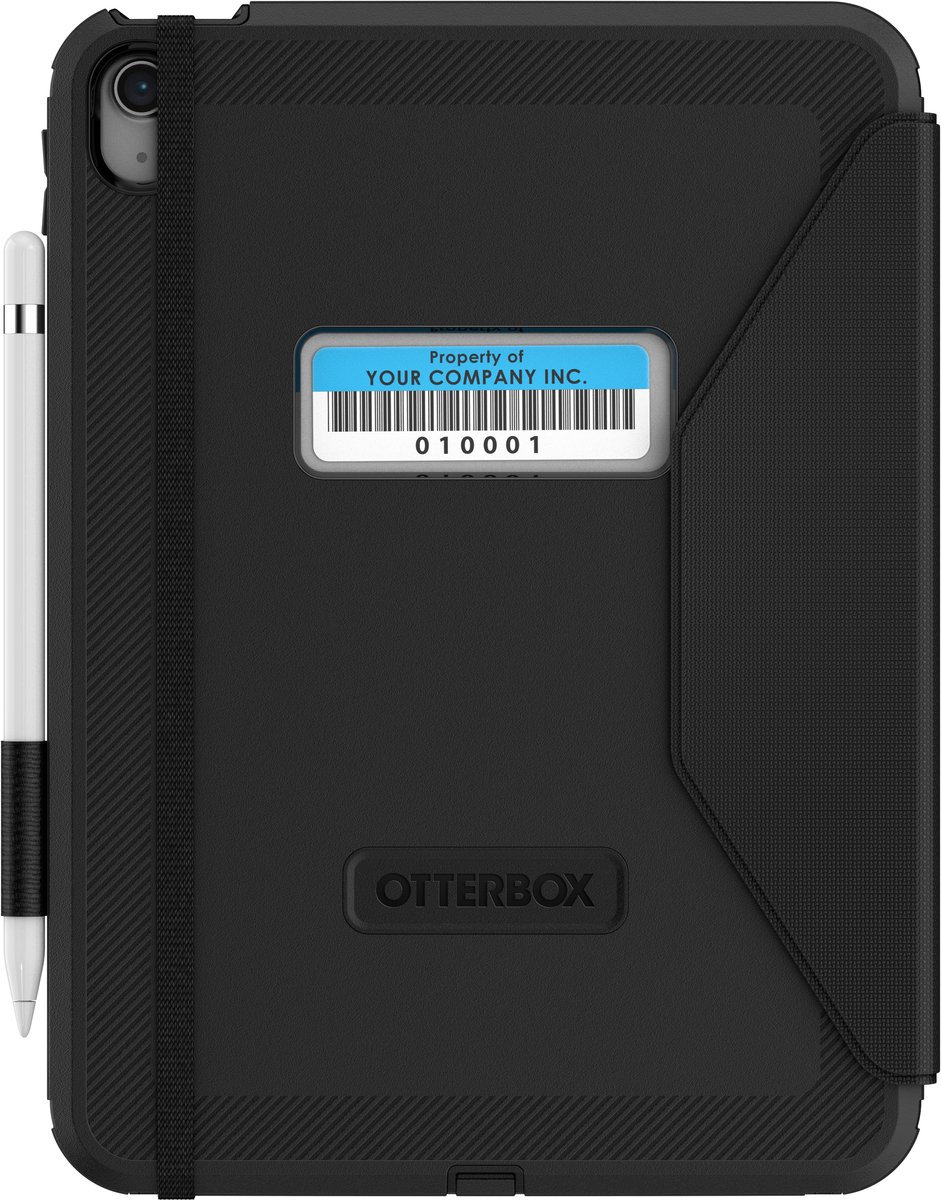 OtterBox Defender EDU Folio Series voor Apple iPad (A16/10th gen), zwart - Geen retailverpakking