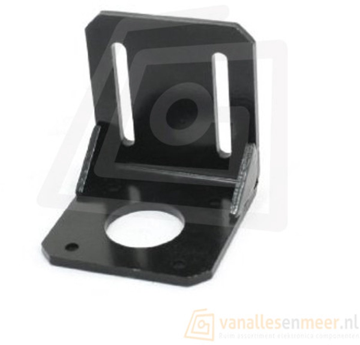 Montagebeugel NEMA 17 voor 3D printer en CNC Stappenmotor Bevestiging Zwart
