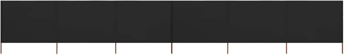 6-Delig Opvouwbaar Windscherm 800x120 cm - Strand, Camping, Balkon Zonwering & Inkijkbescherming