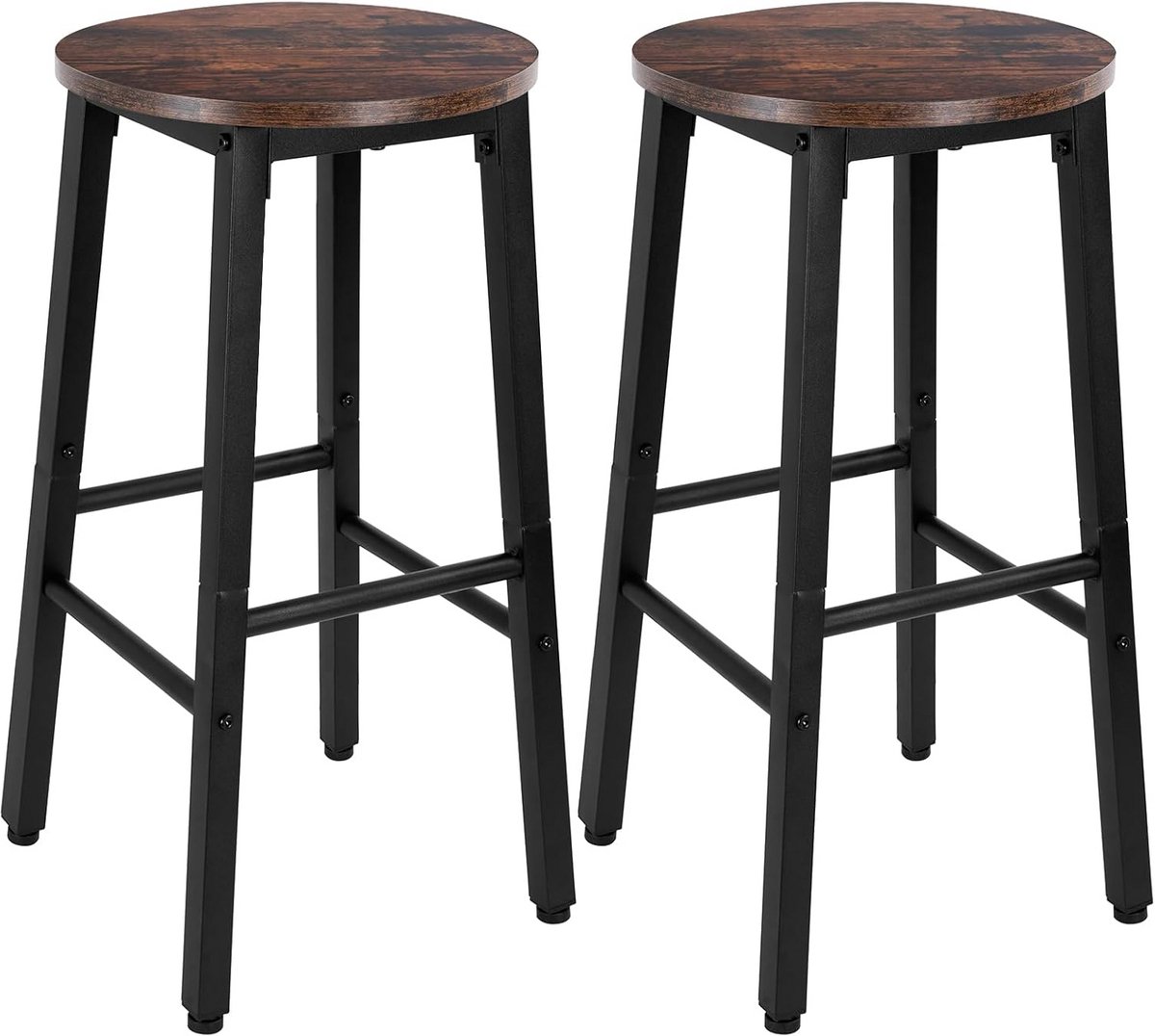 Set van 2 Hoge Krukken 60 cm - Scandinavisch Design Barkruk
