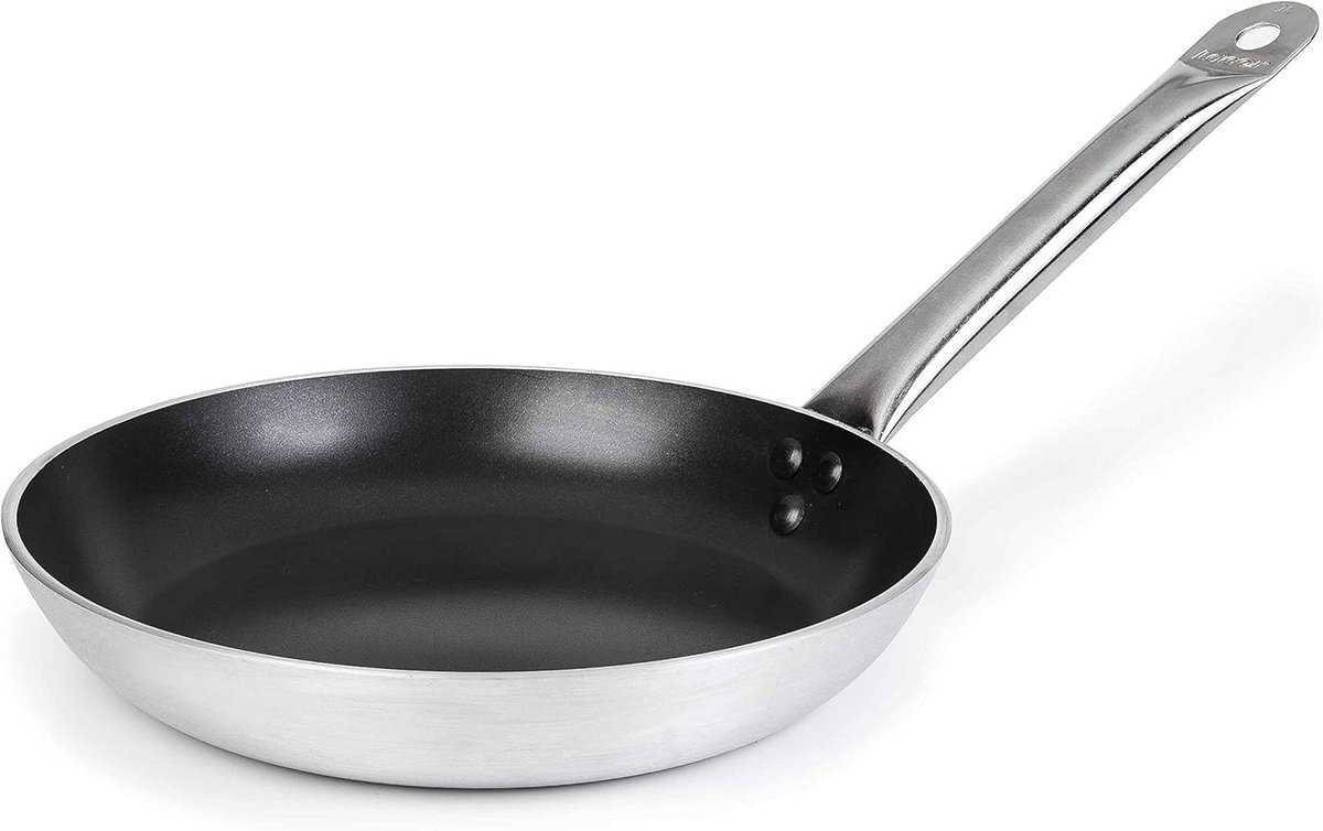Professionele Koekenpan 28 cm - Gietijzer met 3-laags Antiaanbaklaag