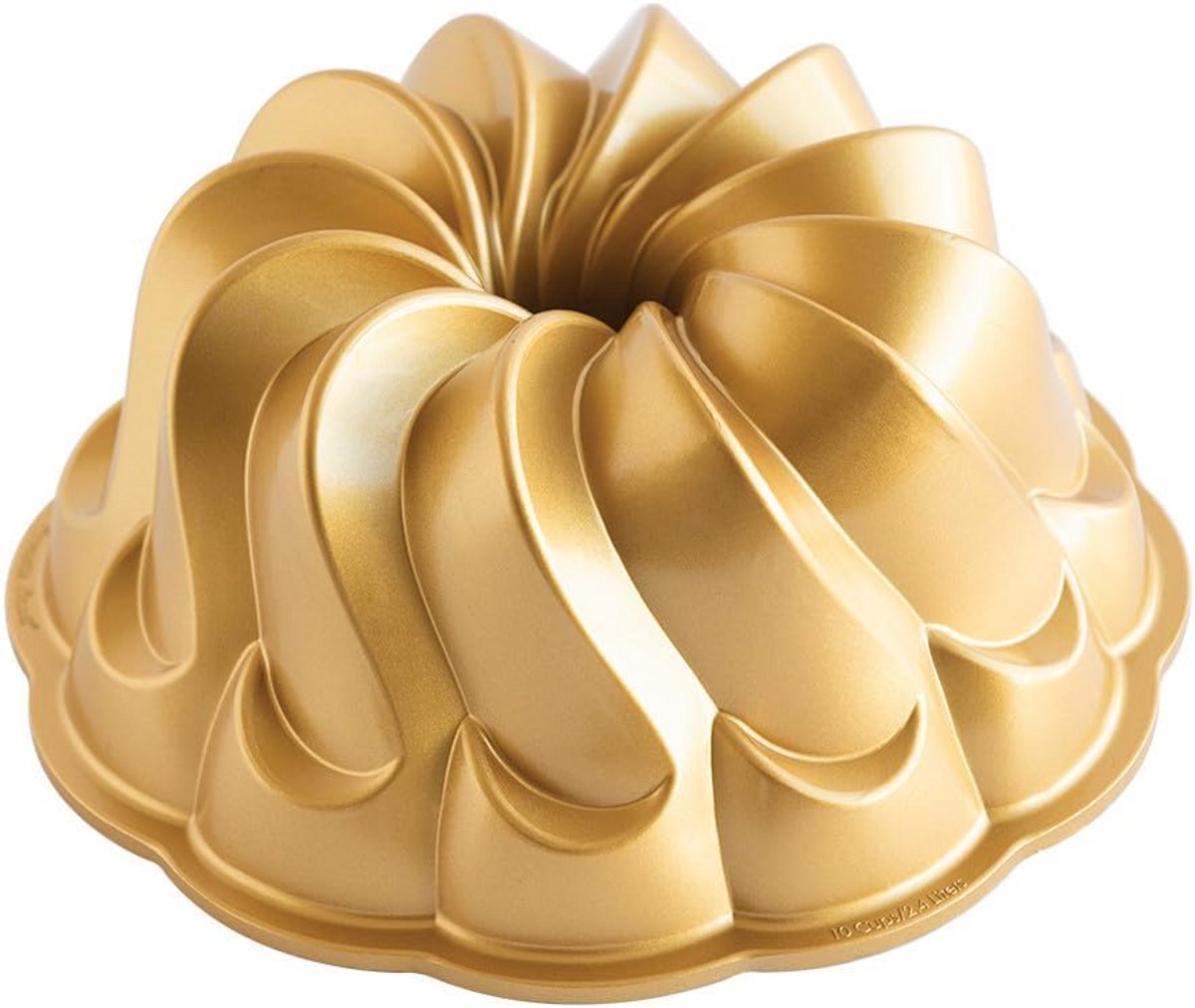 Gietijzeren Pirouette Bundt Cakevorm 10-Kops met Antiaanbaklaag