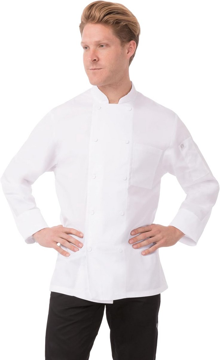 Professioneel Koksbuis Lange Mouwen Ademend Twill Koolvent