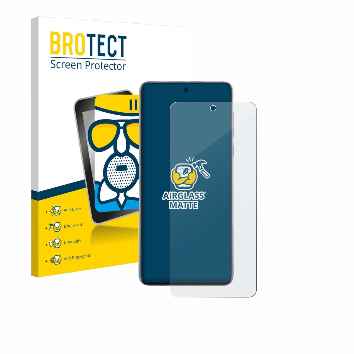 BROTECT - Screenprotector voor Oppo Find X8s+ - Folie Beschermfolie Beschermglas matte