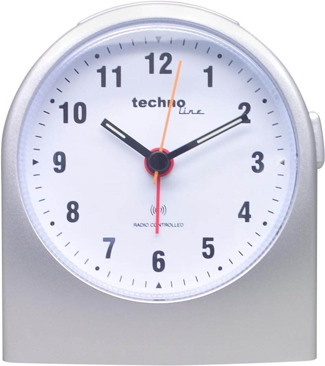 Digitale Radiogestuurde Wekker met Snooze Functie - Analoge Tijdsweergave