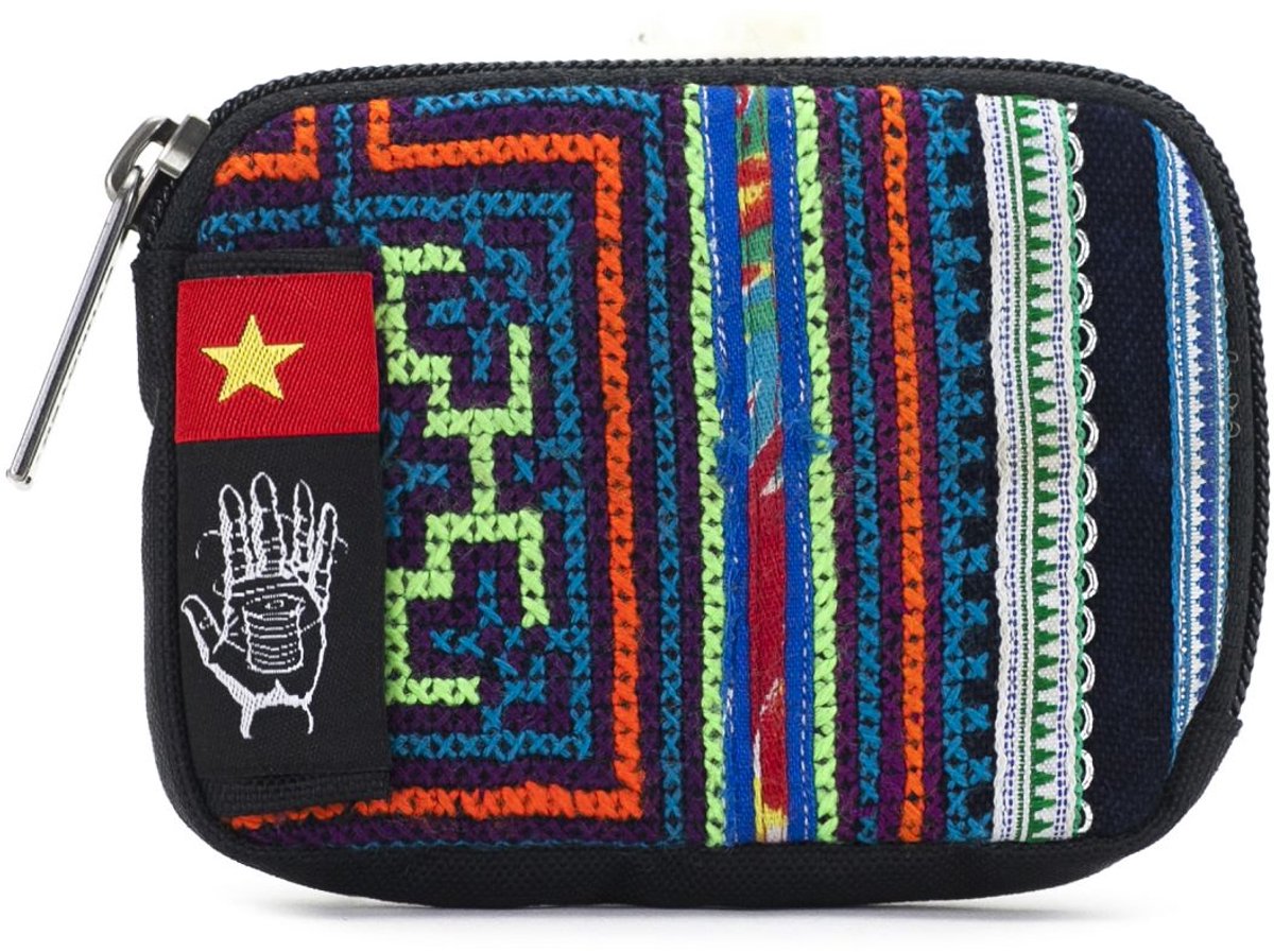 Ethnotek Coyopa - Pouch - RFID Blokkerend - Ritsportemonnee - Zero Waste