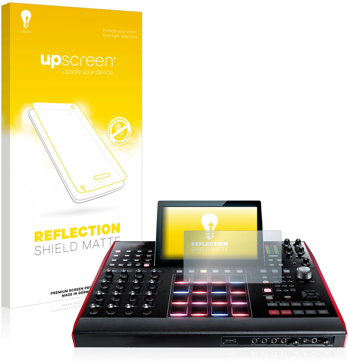upscreen - Screenprotector voor Akai MPC X 10.1" - Folie Beschermfolie anti glare matte
