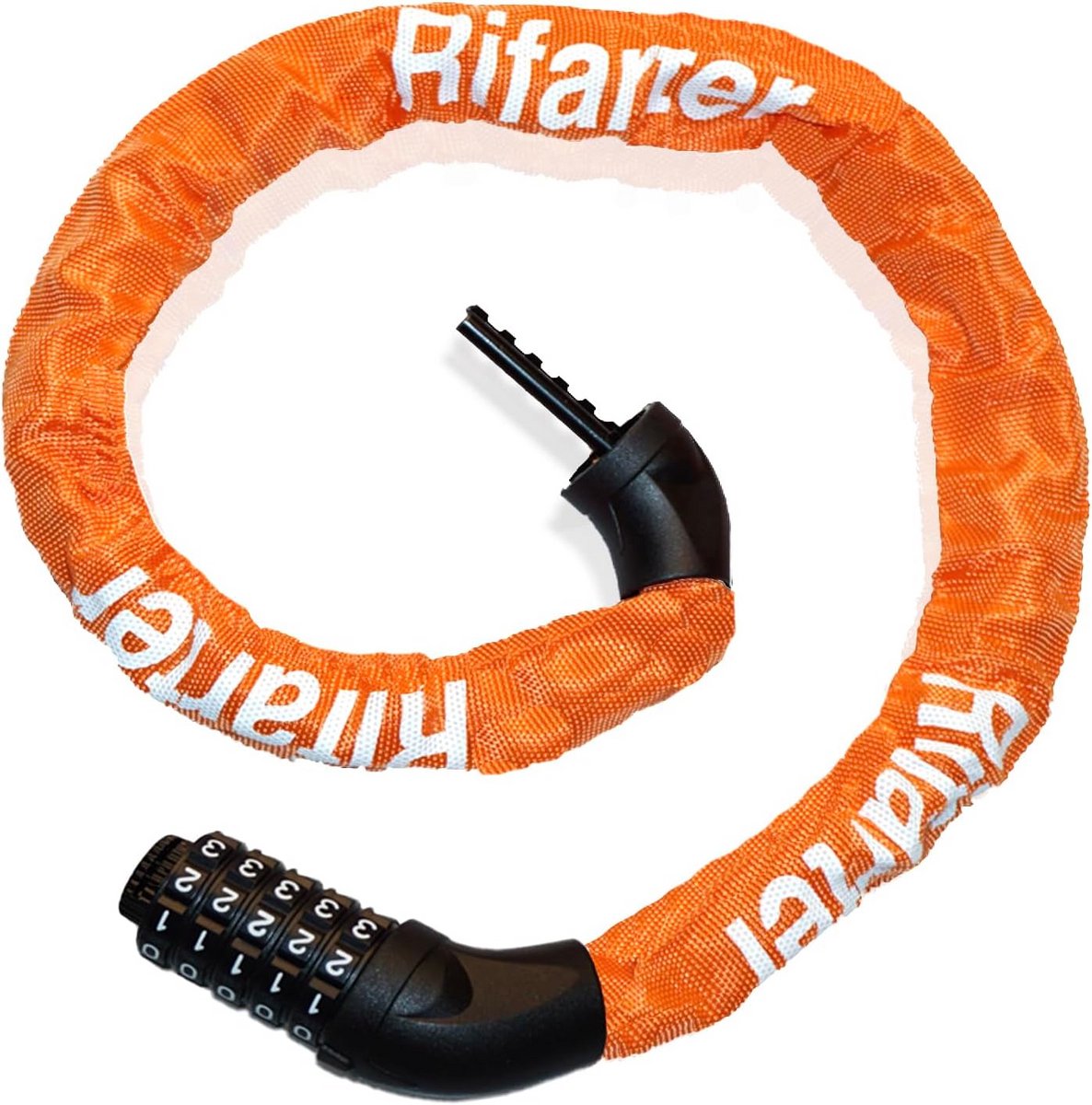 Heavy Duty Fietsketting Slot met 5-Cijferige Instelbare Combinatie