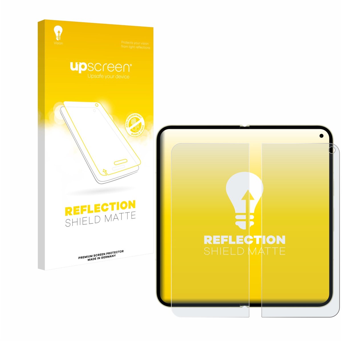 upscreen - Screenprotector voor Google Pixel 10 Pro Fold (Inner display) - Folie Beschermfolie anti glare matte