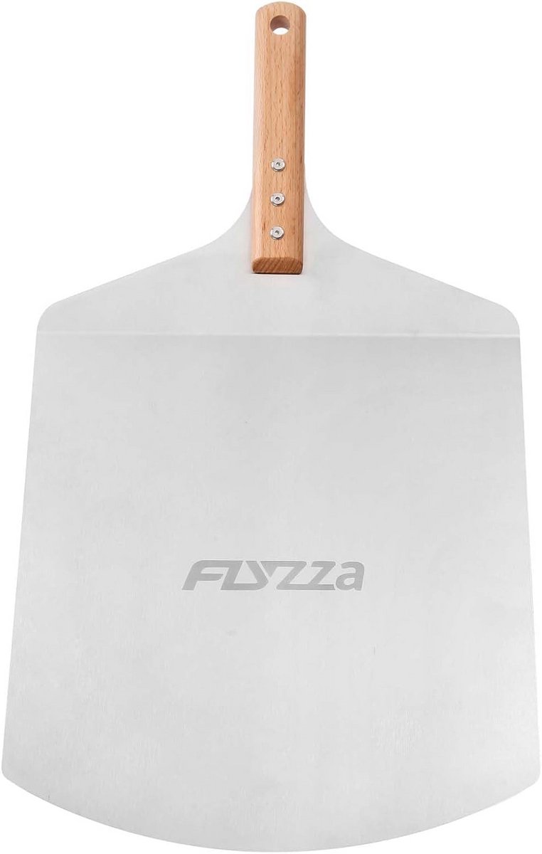 Vierkante Pizzaschep 35 cm RVS – Ideaal voor Pizzaoven, Brood en Deeg