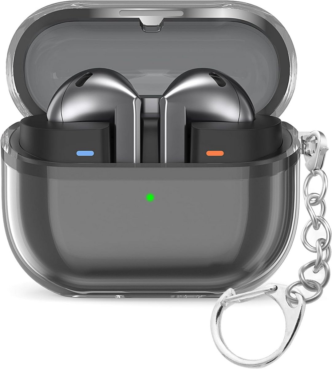 Transparante Beschermhoes met Karabijnhaak voor Galaxy Buds 3 Pro en Galaxy Buds 3