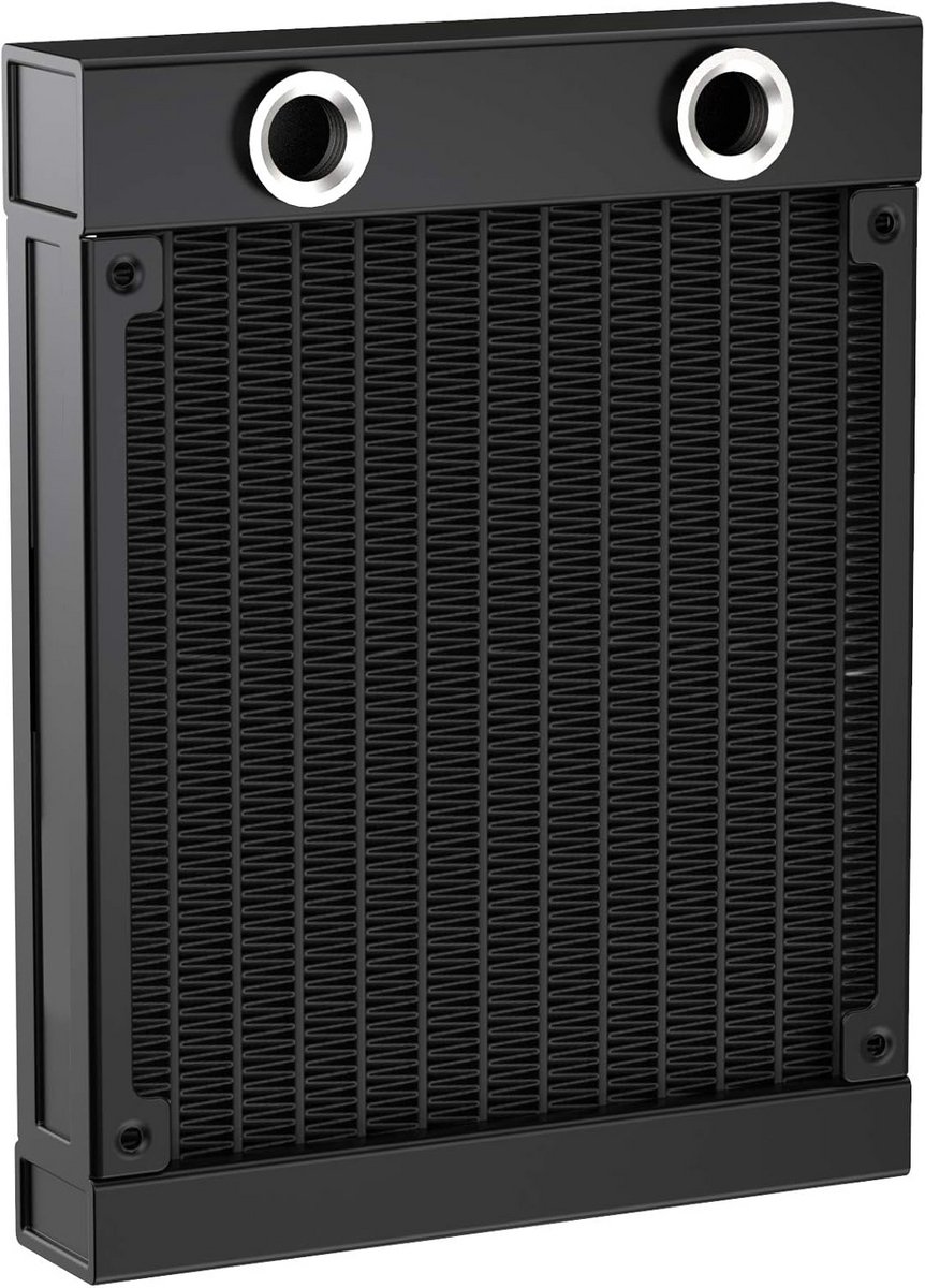 Waterkoeler 120mm Aluminium Warmtewisselaar voor PC CPU Koelsysteem - G1/4 Aansluiting