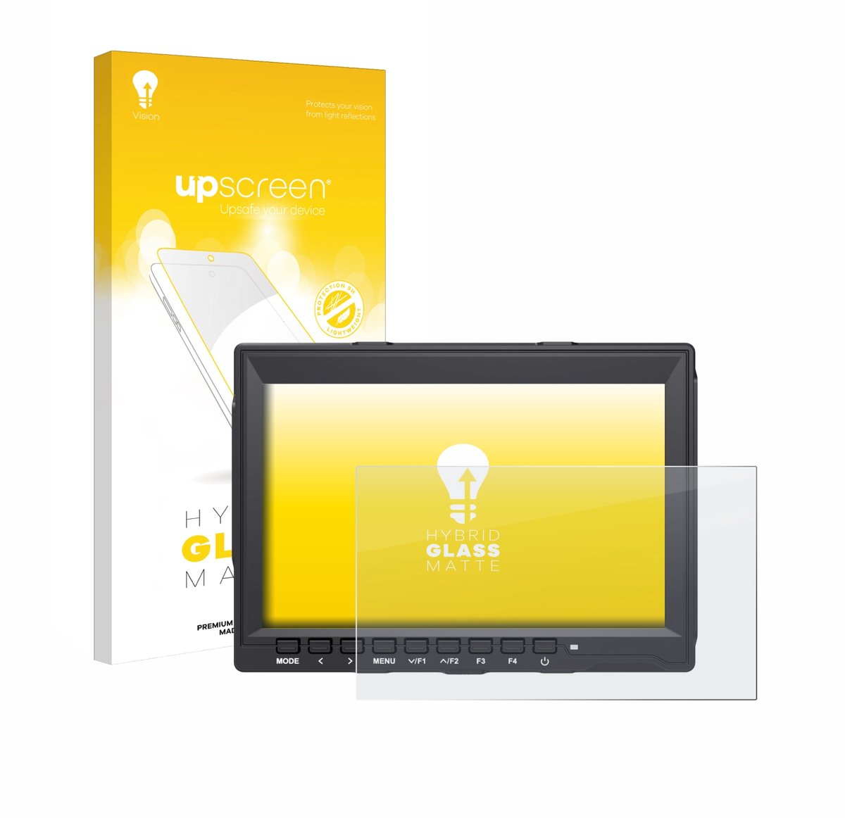 upscreen - Screenprotector voor Feelworld FW759 7" - Folie Beschermfolie Beschermglas matte