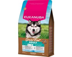 Eukanuba Grain Free Adult Large Breed Zeevis - Hondenvoer - 3 kg