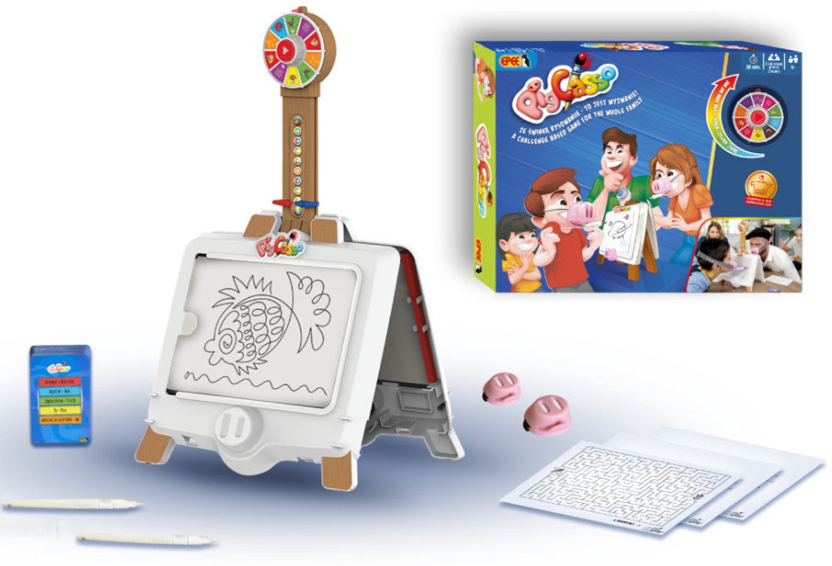 EPEE Pigcasso - Bordspel - Creatief Tekenspel - Familie Spel - Met Maskers