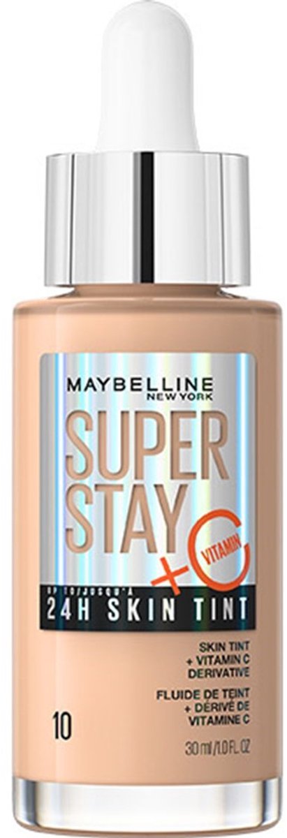 Maybelline 24h Skin Tint verhelderende foundation met vitamine C 10 30 ml