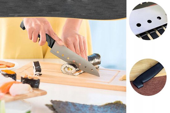 Merkloos - Sushi Set - Rol Bazooka - Nóż - Mat — afbeelding 2