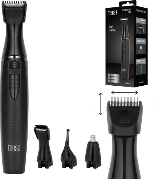 Teesa HYPERCARE T100 - Baardtrimmer - 3-in-1 - Precisie - Batterijaangedreven