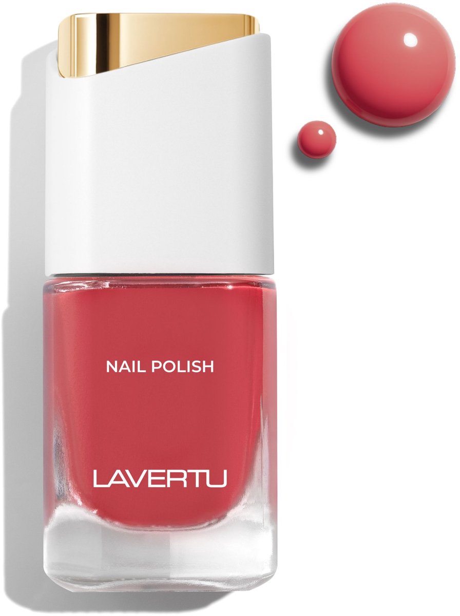 LAVERTU Nagellak Nature – 31 New Dawn Rose - Langhoudende Vegan Nagellak met Natuurlijke Glans – Sneldrogend & Verzorgend – 10 ml